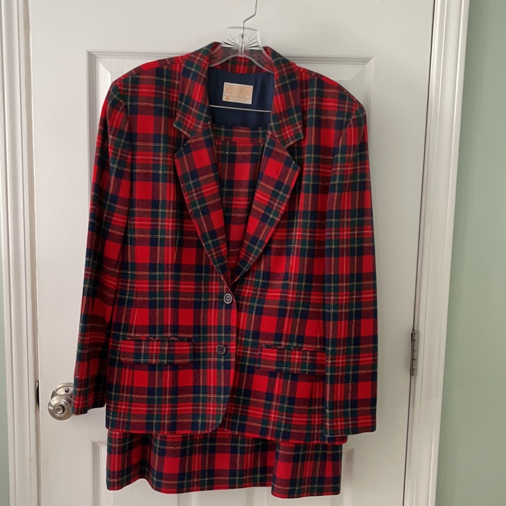 Pendleton blazer and skirt set